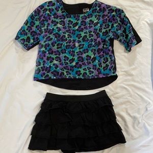 Justice 2 piece set. Size 8